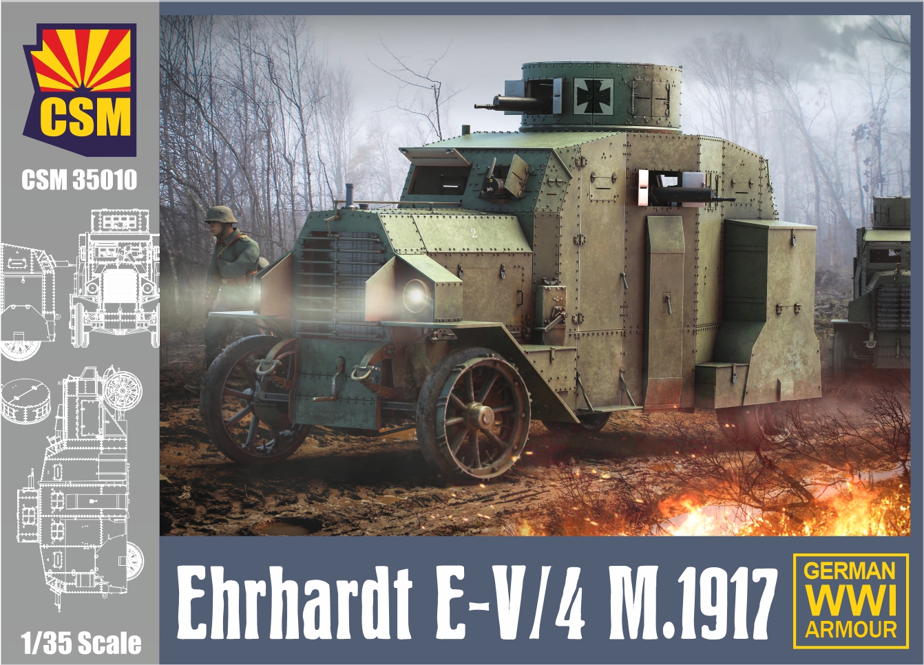 1/35 German Armoured Car Ehrhardt M.1917