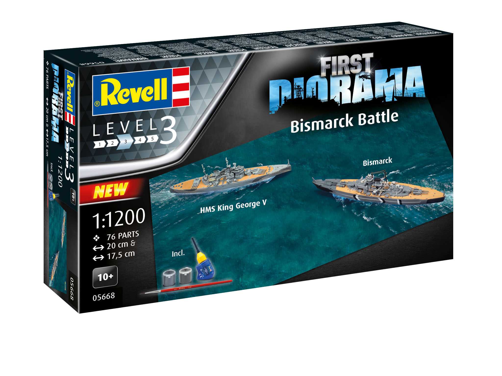 Gift-Set lodě 05668 - Bismarck Battle (1:1200)