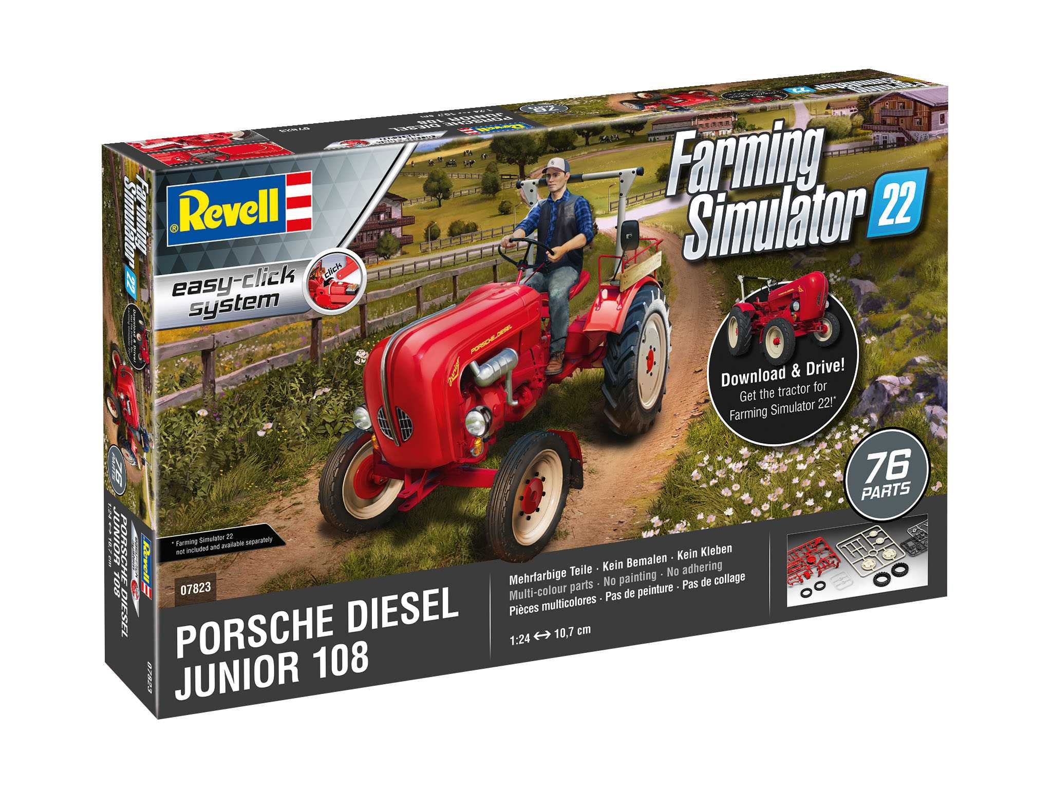 EasyClick 07823 - Porsche Junior 108 (Farming Simulator Edition) (1:24)
