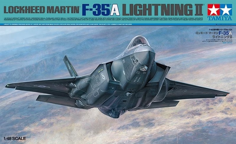 Tamiya 61124 1/48 Lockheed Martin F-35A Lightning II