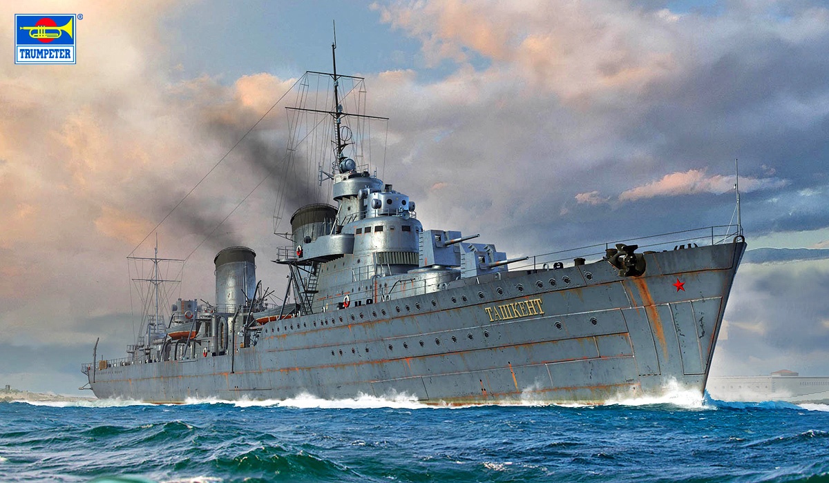 1/700 Soviet Destroyer Taszkient 1940
