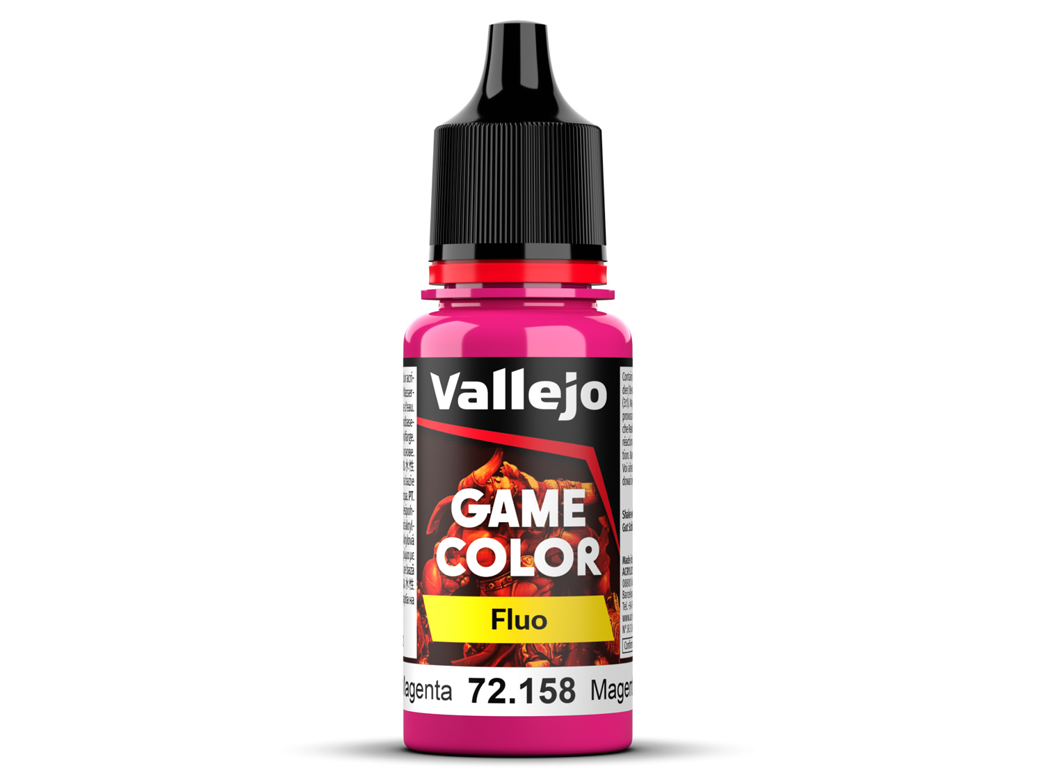 Vallejo Game Color 72158 Fluorescent Magenta Fluo 18 ml.