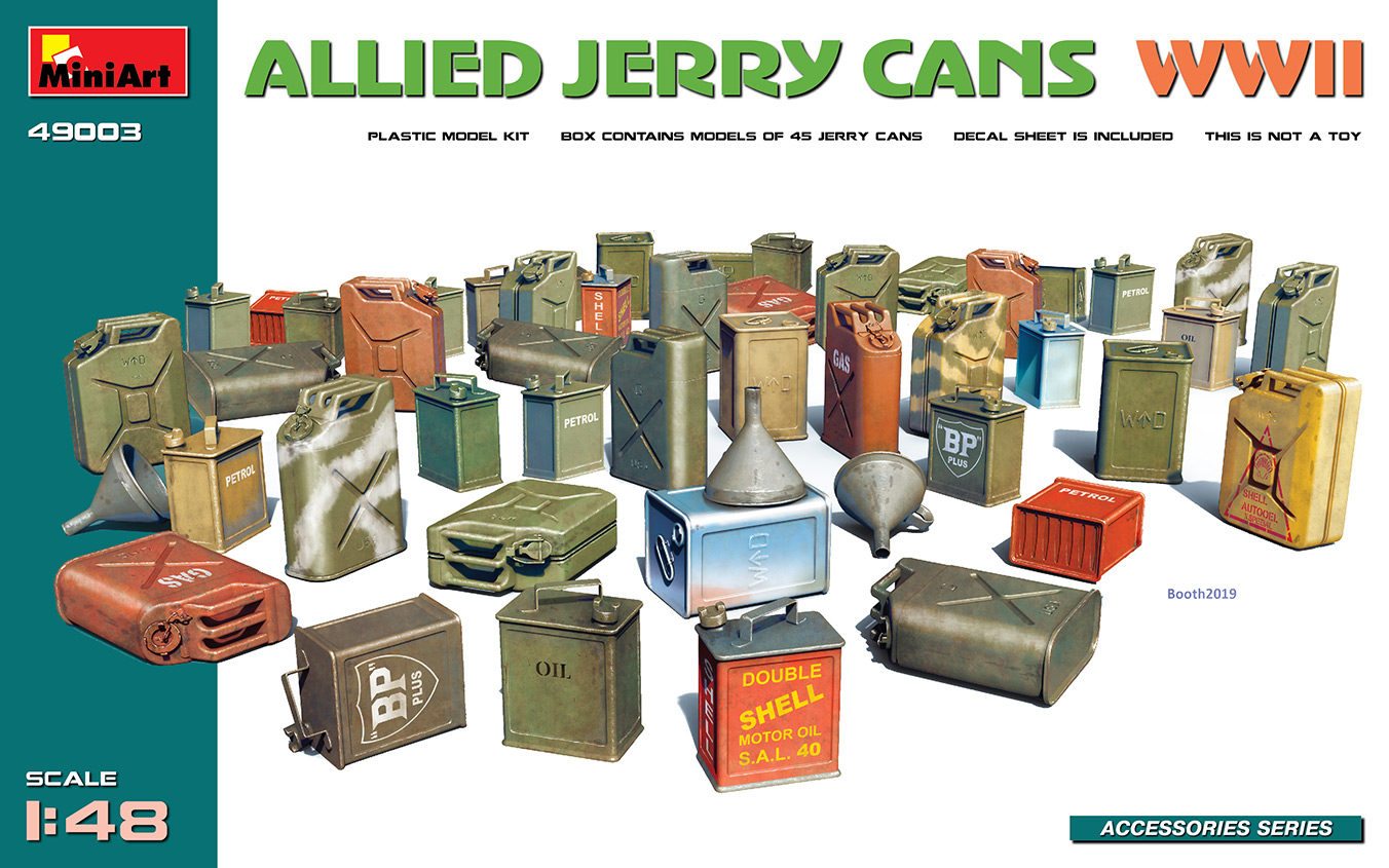 1/48 Allied Jerry Cans  WW2 - Miniart