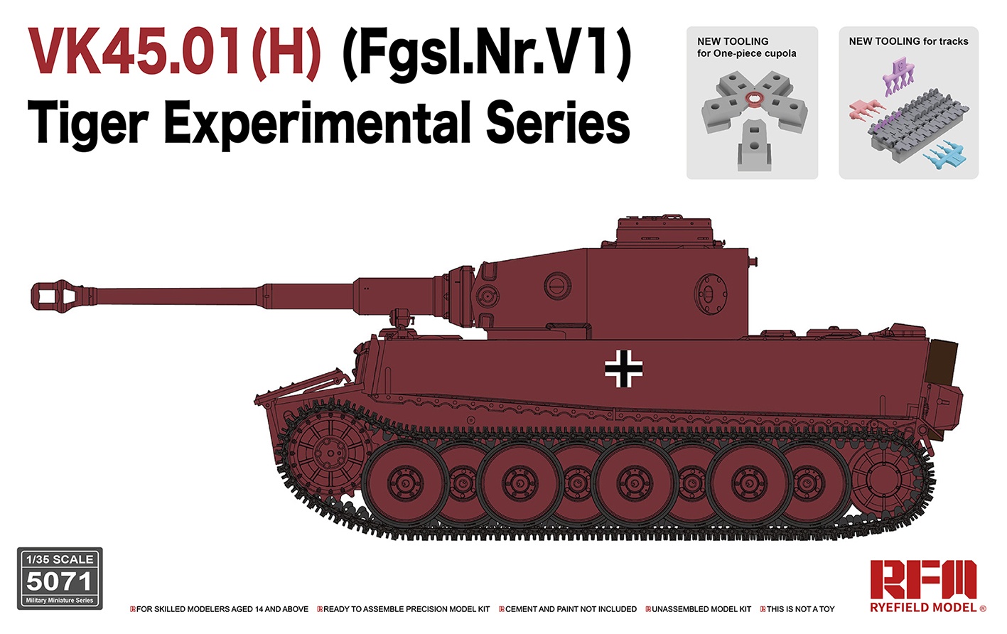 1/35 VK45.01(H) (Fgsl.Nr.V1) Tiger Experimental Series - RFM