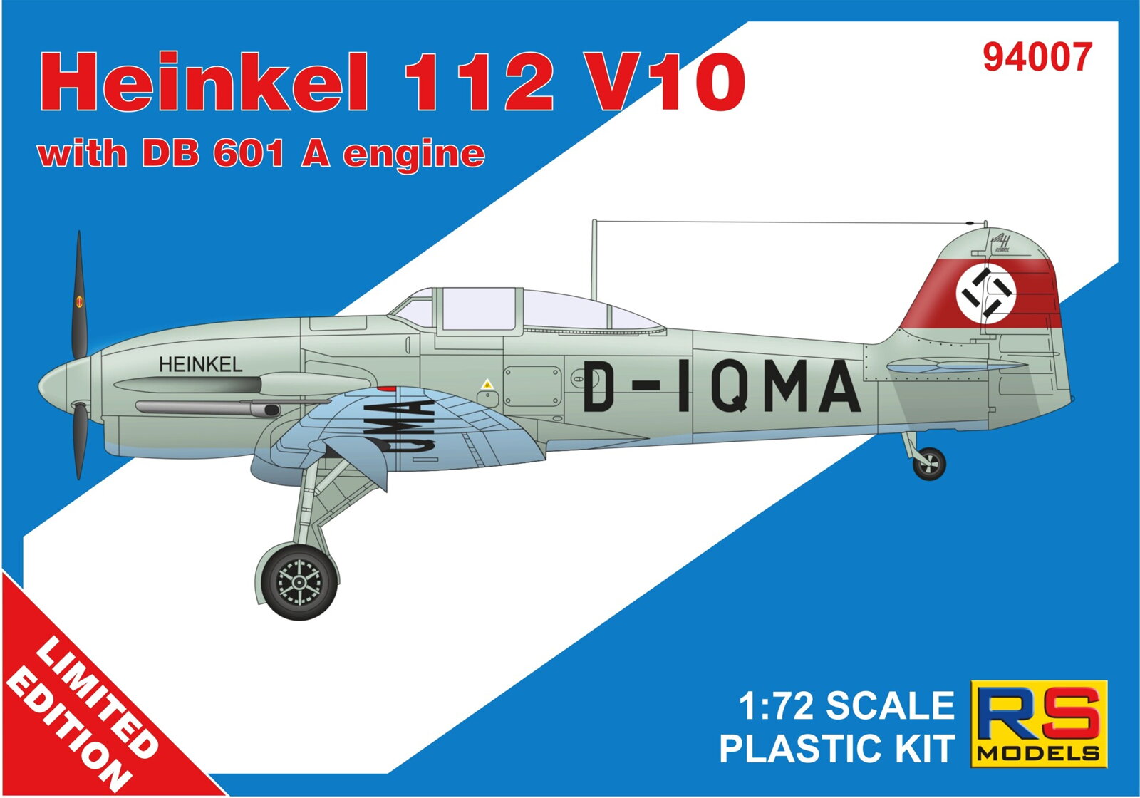1/72 Heinkel 112 V10 - 3 decal v. for Germany, Luftwaffe