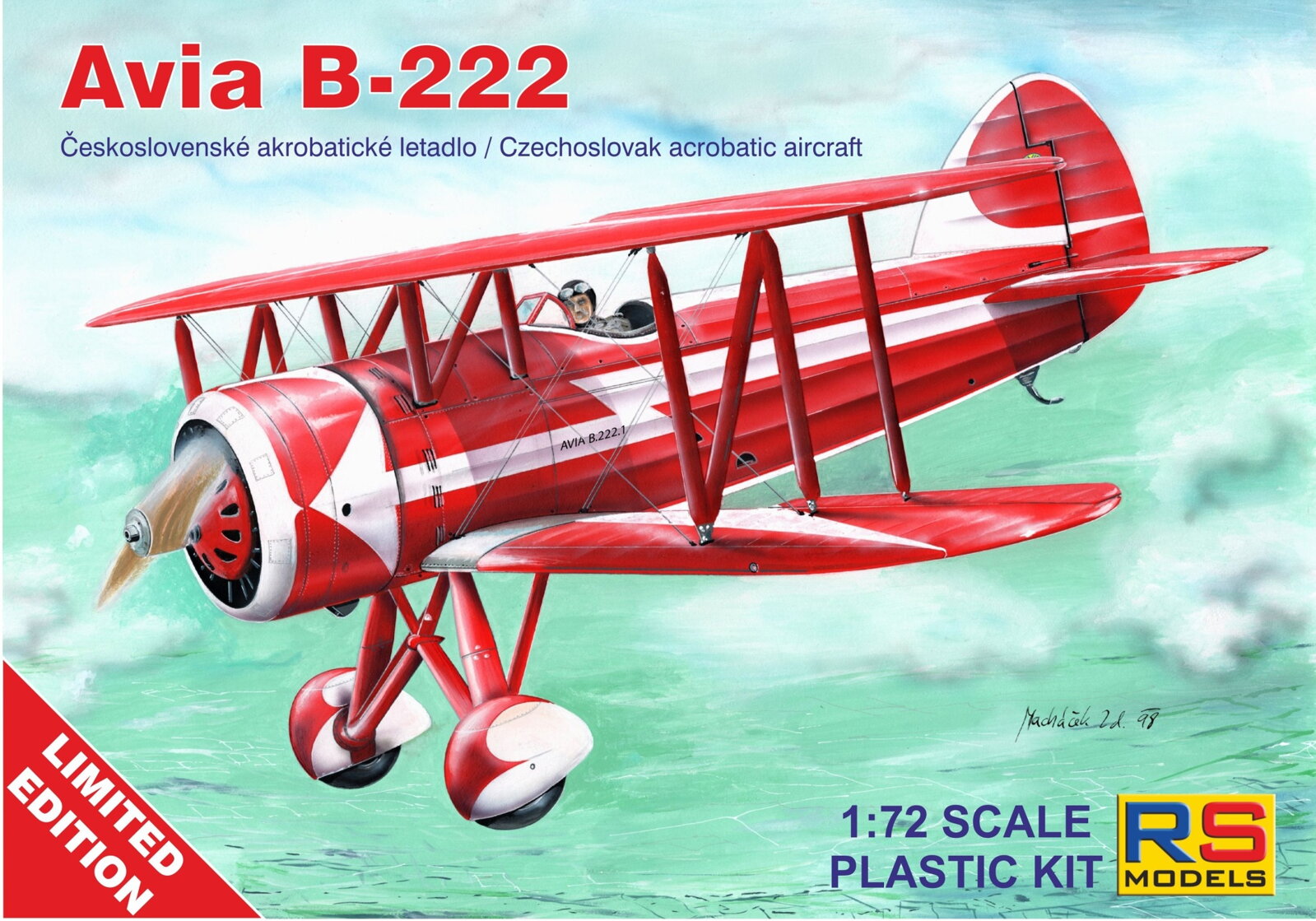 1/72 Avia B-222 - 1 decal v. for Czechoslovakia