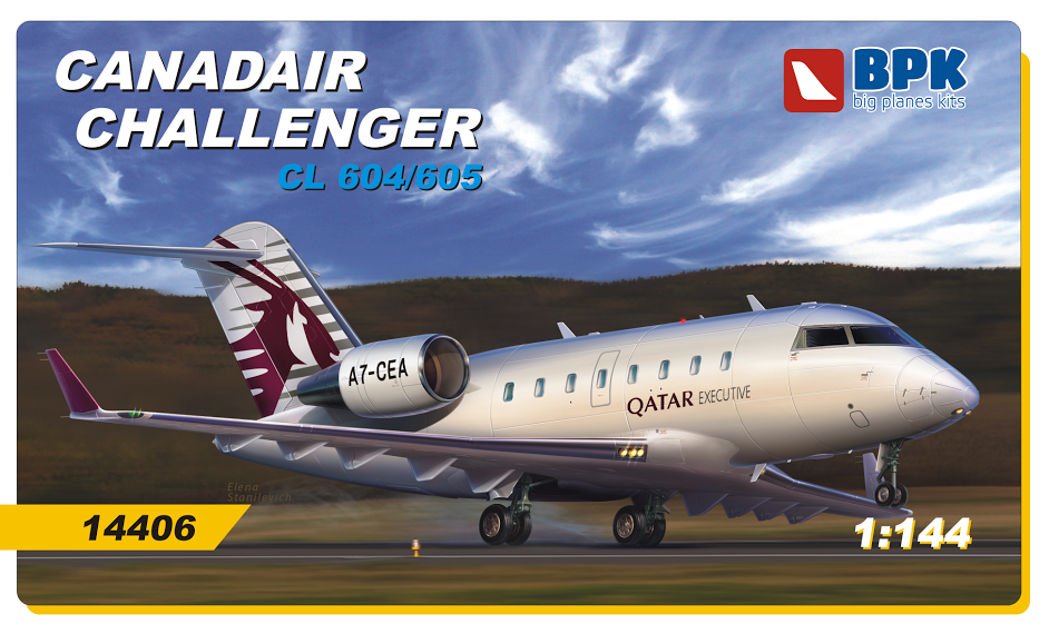 Canadair Challenger CL604/605 (1/144)