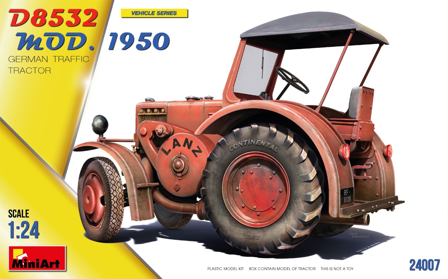 1/24 German Traffic Tractor D8532  Mod.1950 - Miniart