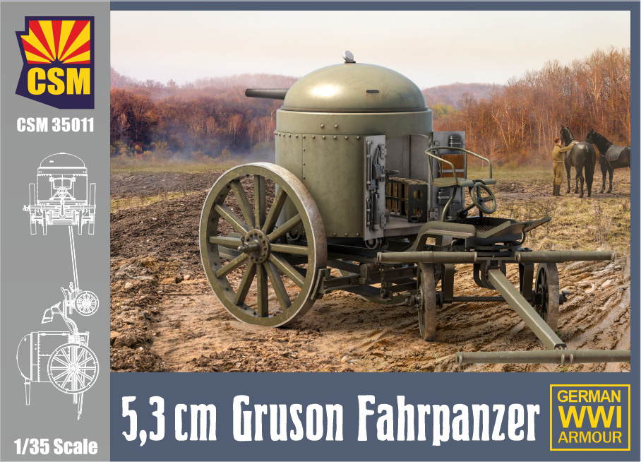 1/35 5,7cm Gruson Fahrpanzer