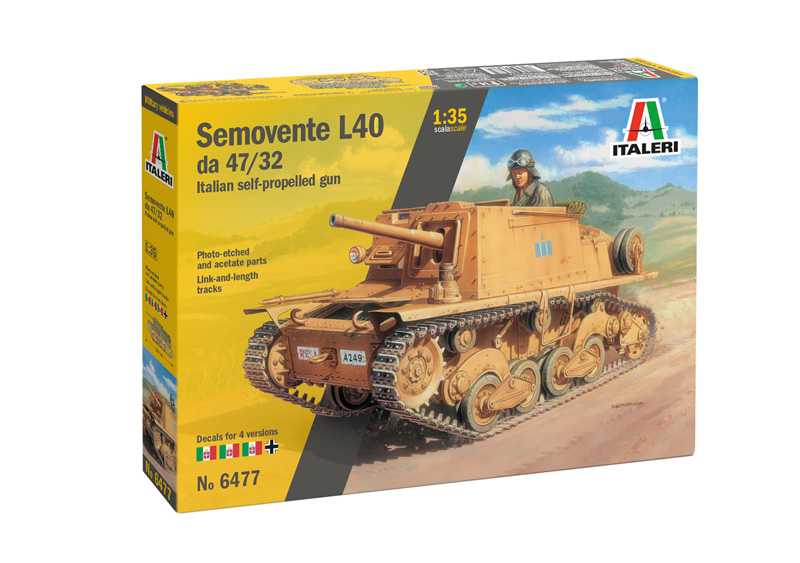 Model Kit military 6477 - Semovente L40 da 47/32 (1:35)