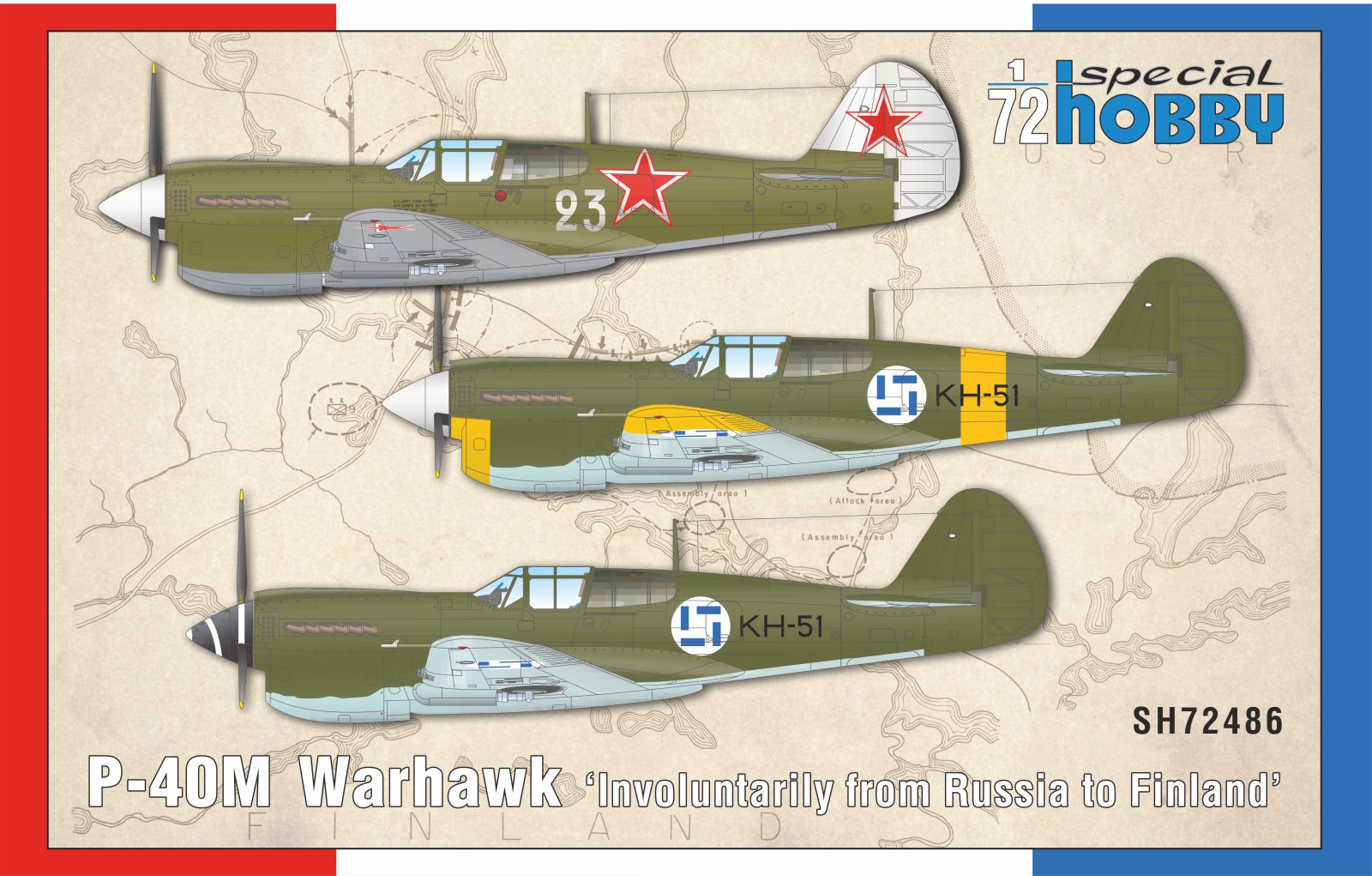 1/72 P-40M Warhawk ‘Involuntarily from Russia to Finland’