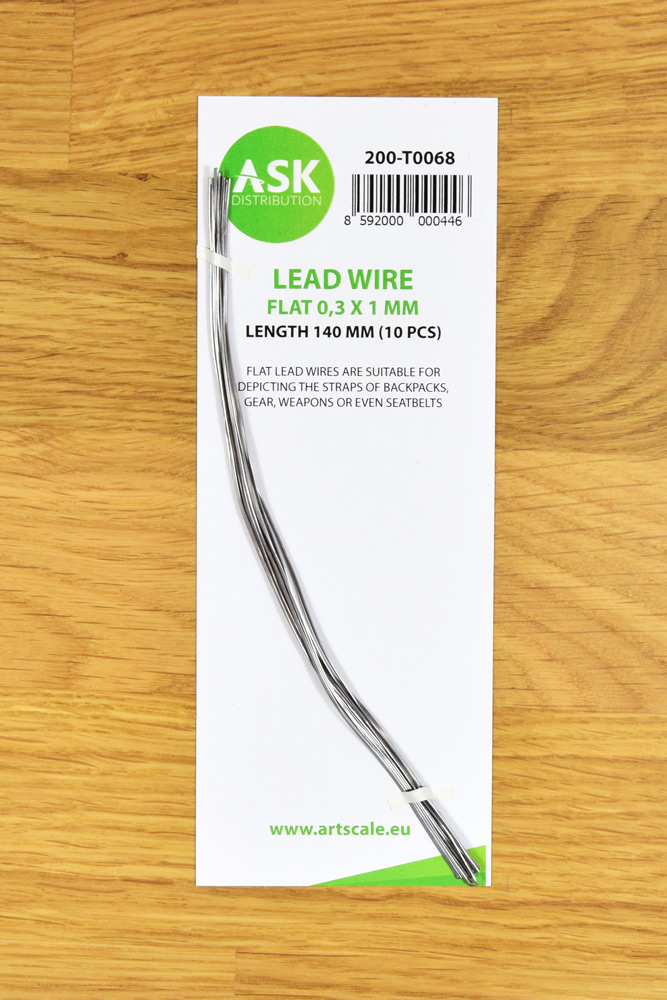 Lead Wire - Flat  0,3 x 1 x 140 mm (10 pcs)
