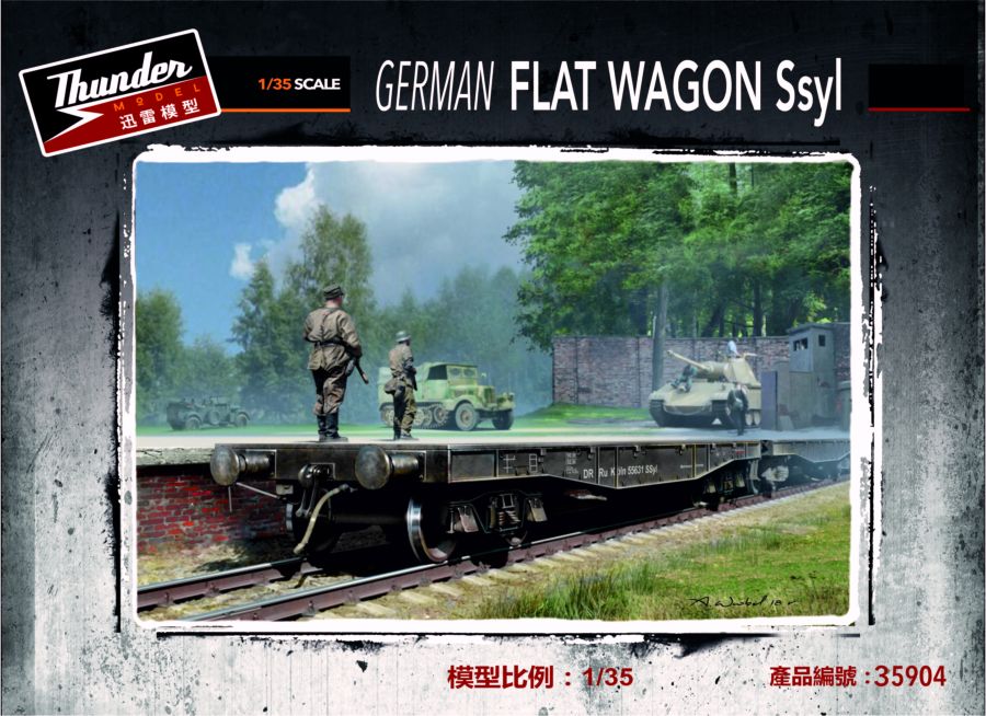 1/35 German Ssyl Flat Wagon  