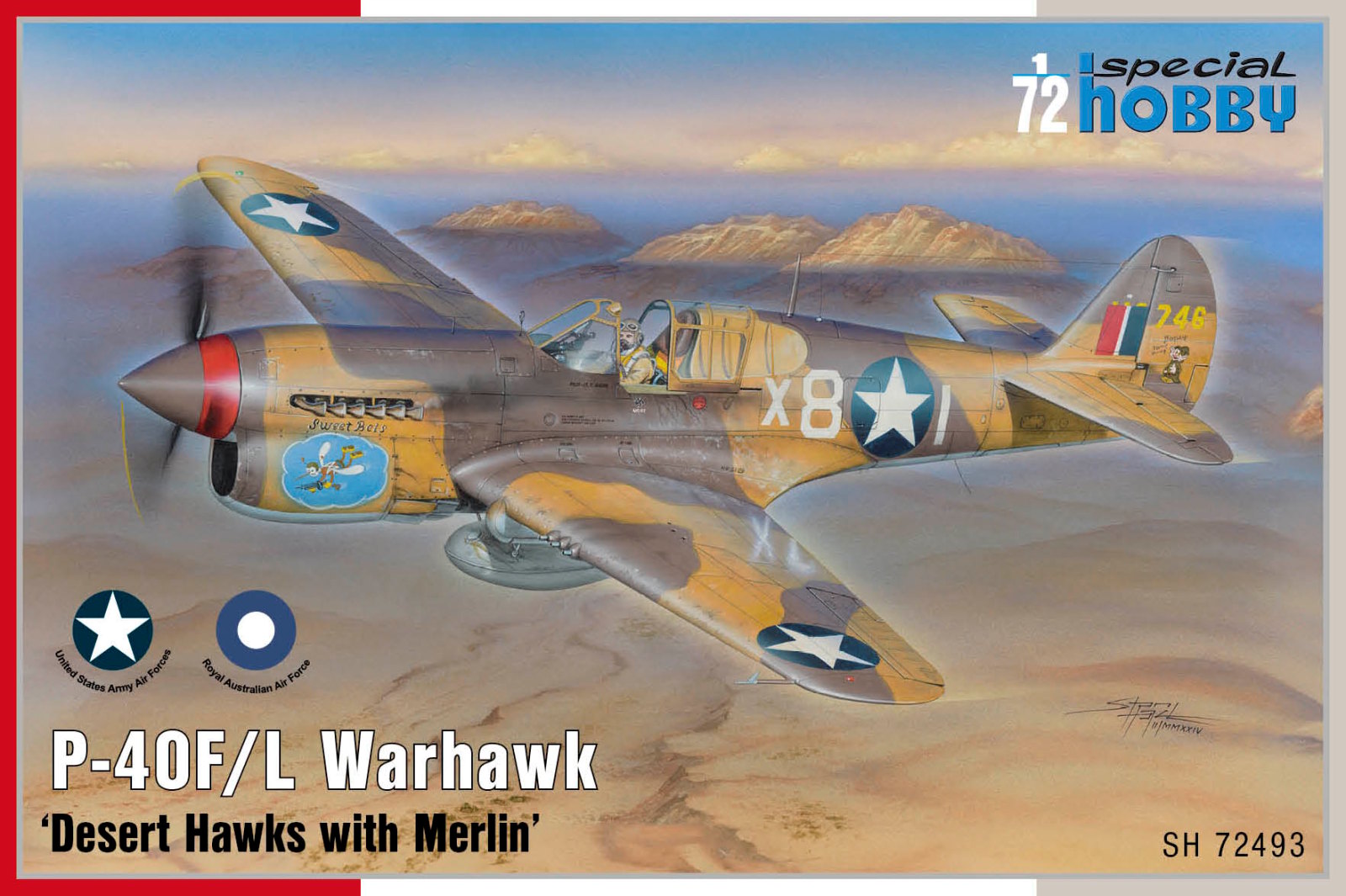 1/72 P-40F/L Warhawk ‘Desert Hawks with Merlin’