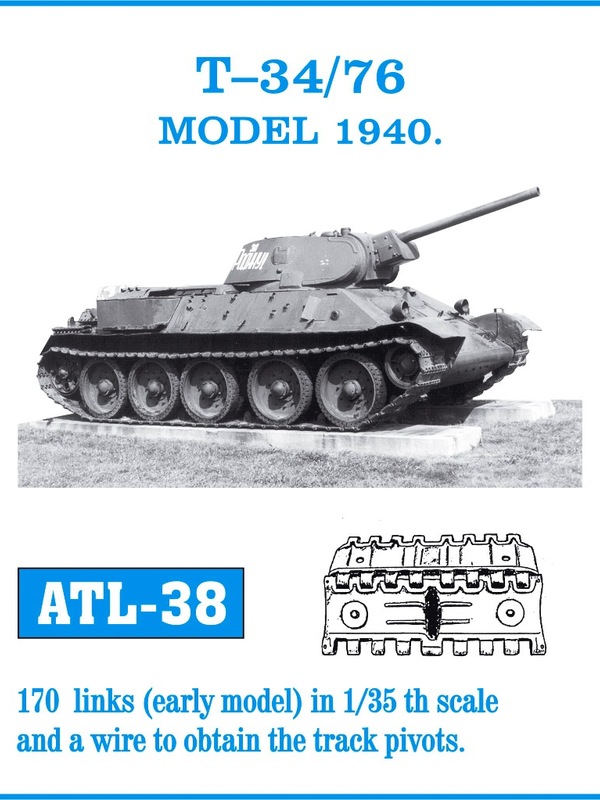 1/35 ATL-038 T-34/76 MODEL 1940 - Friul Model