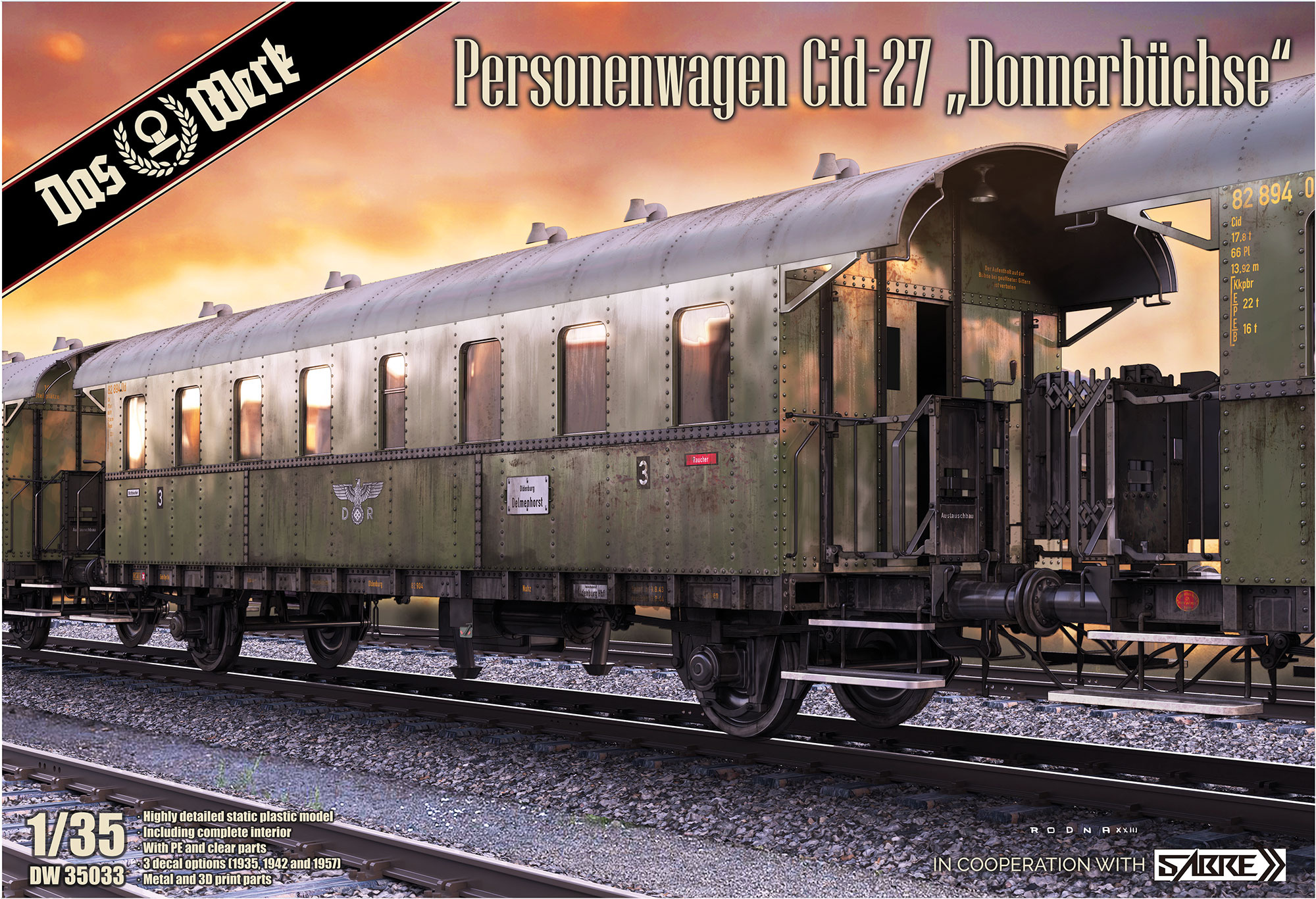 1/35 Personenwagen Cid-27 „Donnerbüchse“  - Das Werk