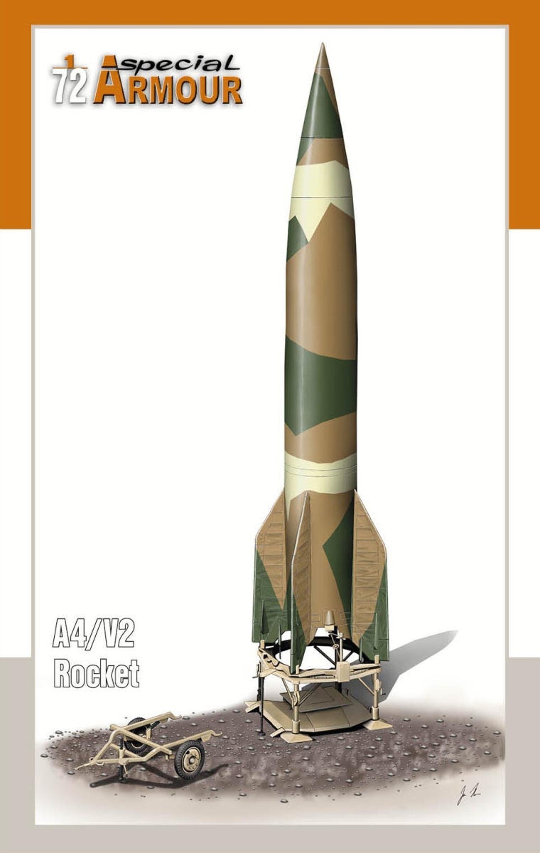 Plastikový model rakety 1/72 A4/V2 Rocket - reedition