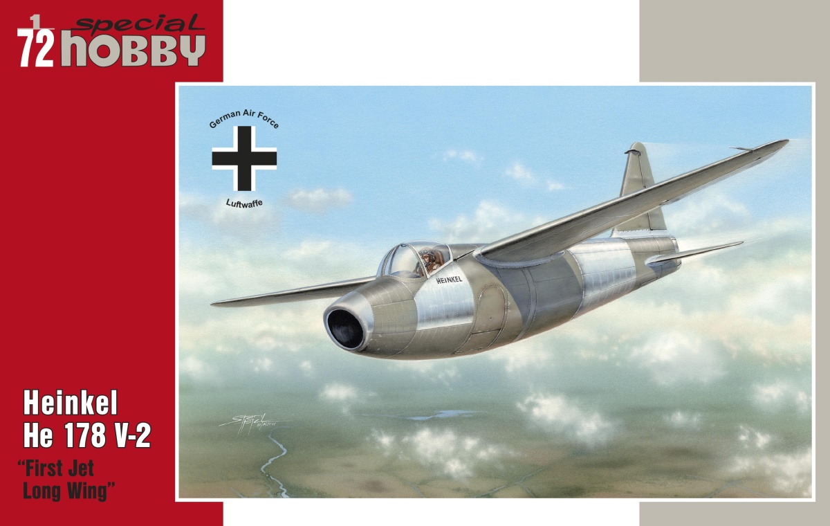 Plastikový model letadla 1/72 Heinkel He 178 V-2 - Re-issue