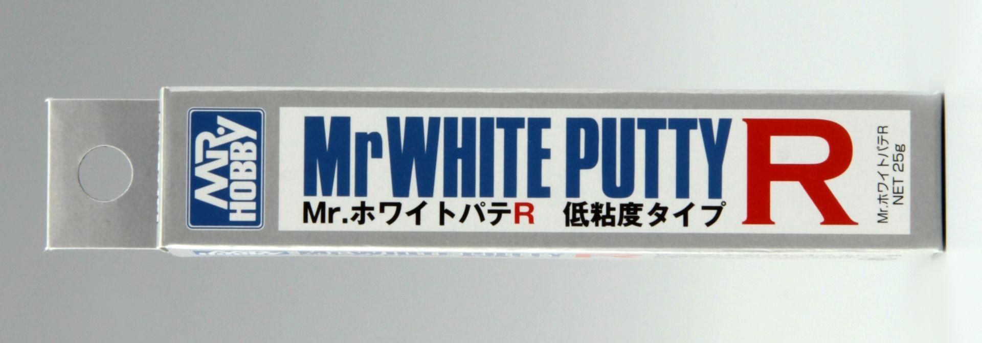 Mr. White Putty R (low viscosity)-25g-bílý tmel (řídký)