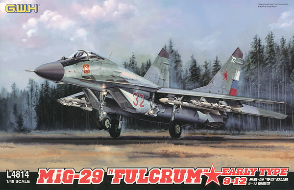 1/48 MIG-29  9-12 Early Type “Fulcrum ” /w 9-12 Late 2 in 1 