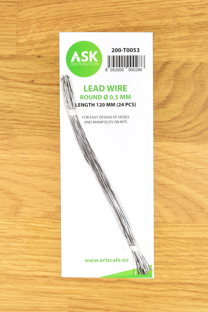 Lead Wire - Round Ø 0,5 mm x 120 mm (24 pcs)