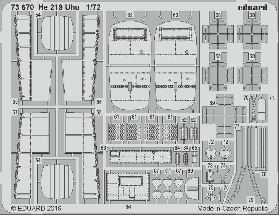 1/72 He 219 Uhu for DRAGON kit